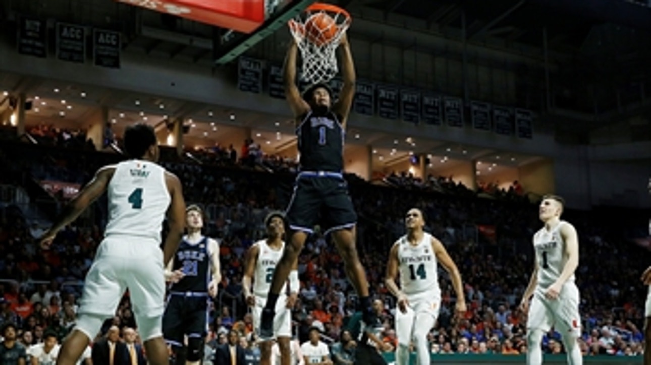 No. 2 Duke throttles Miami  95-62 behind Vernon Carey Jr's 24-point performance