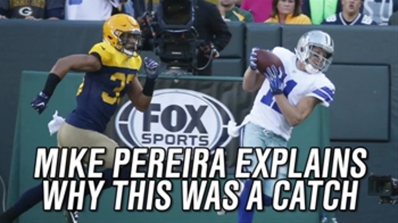 Mike Pereira explains the ruling on Cole Beasley's touchdown