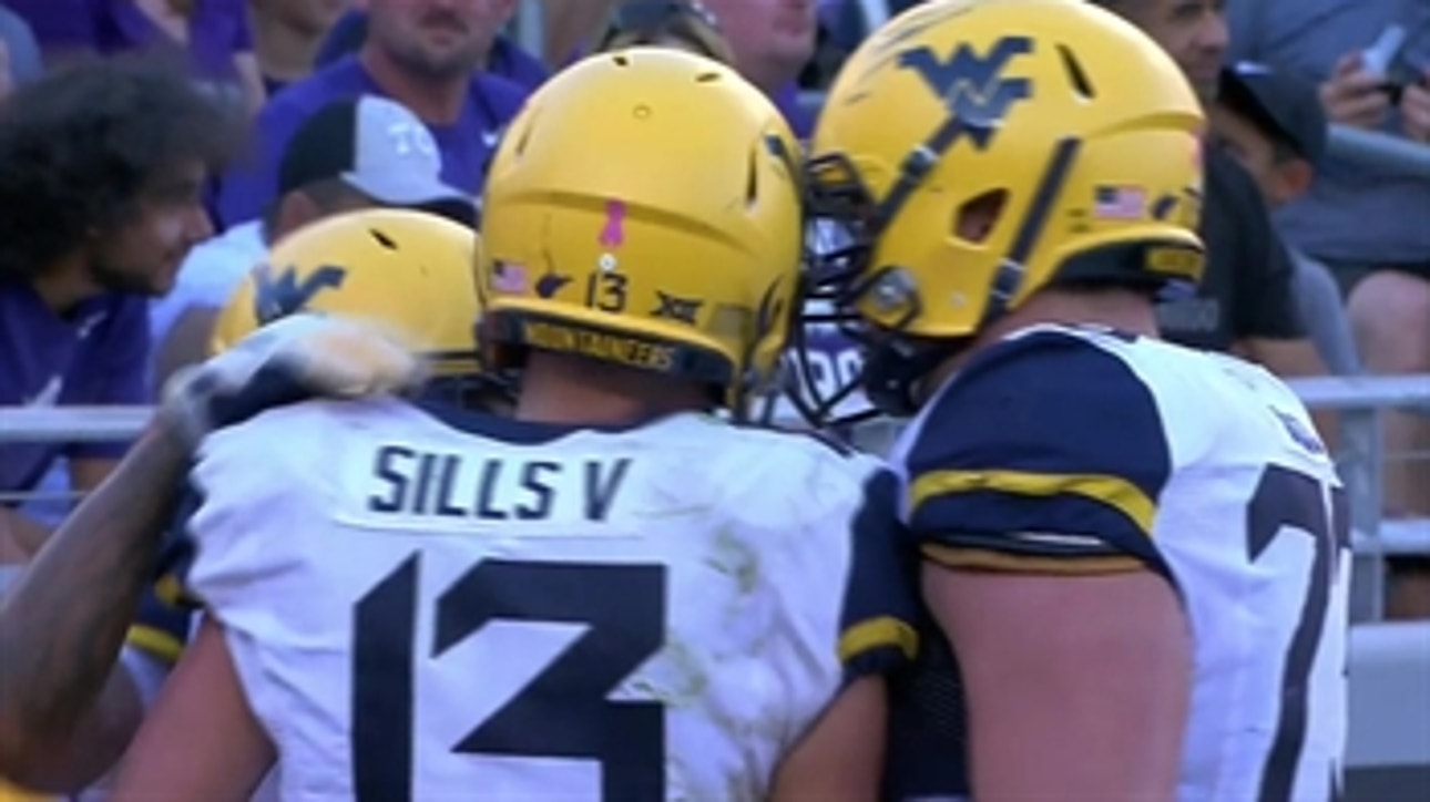David Sills snags a TD at the back of the end zone for WVU