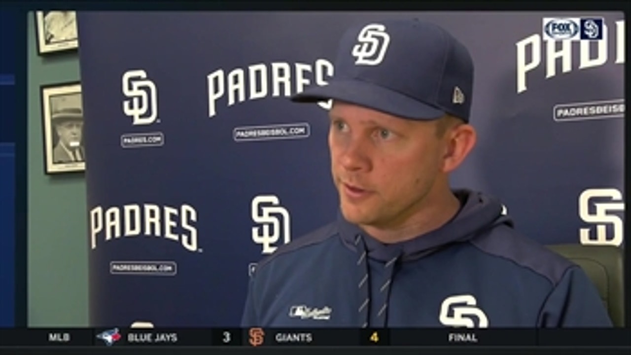 Padres manager Andy Green on the offensive struggles after 2-0 loss
