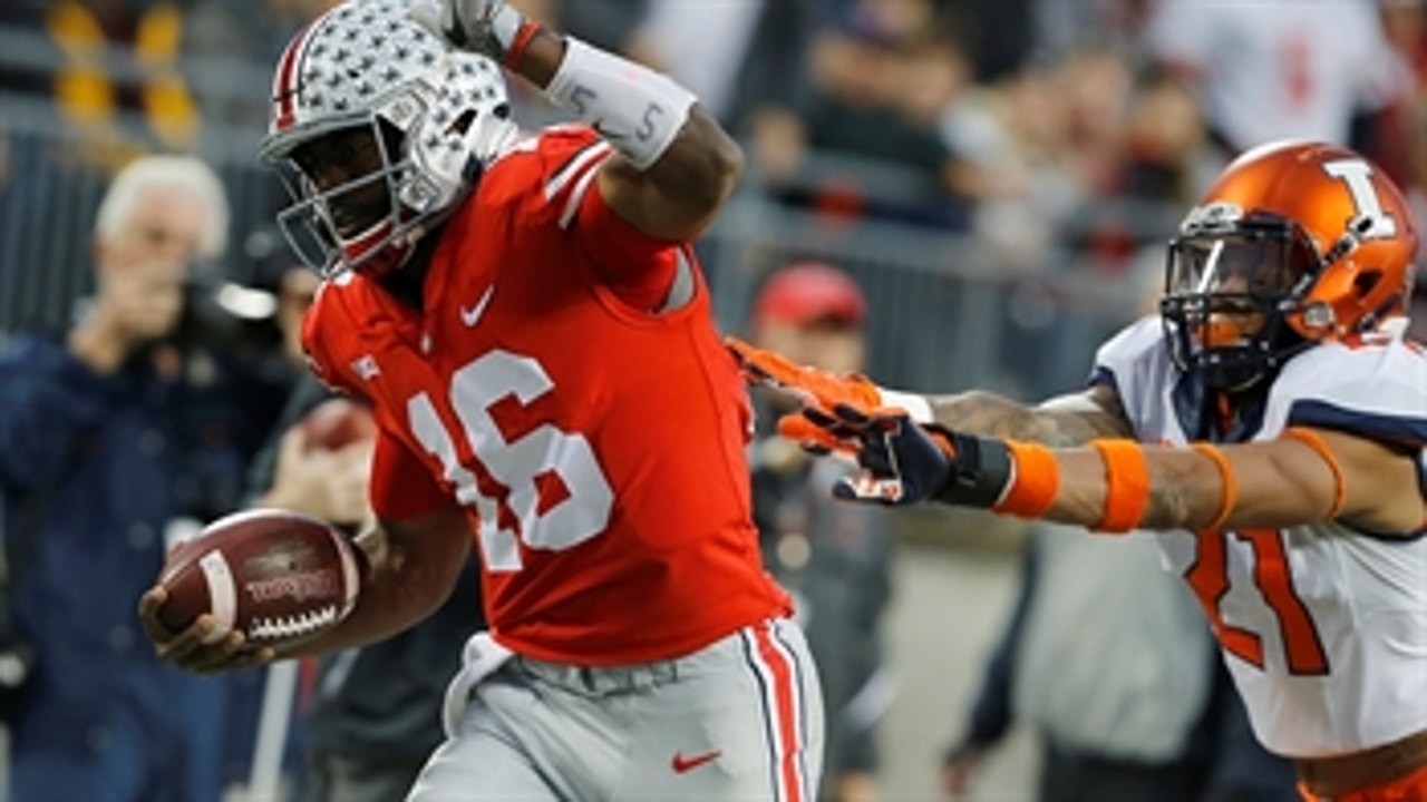 J.T. Barrett and the No. 9 Ohio State Buckeyes dismantle the Illinois Fighting Illini 52-14