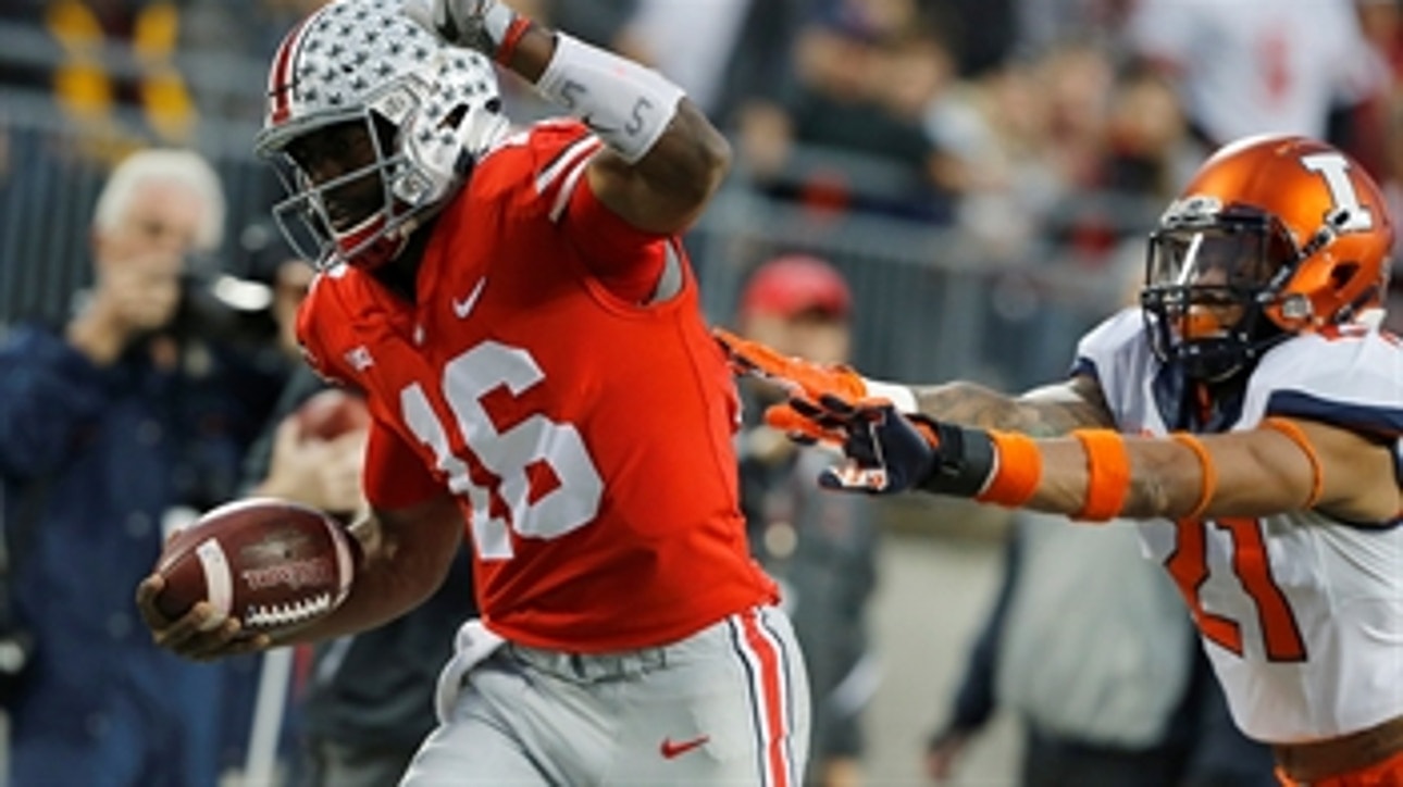 J.T. Barrett and the No. 9 Ohio State Buckeyes dismantle the Illinois Fighting Illini 52-14