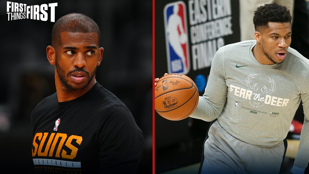 Nick Wright decides whether Giannis or CP3 has more to gain from winning a Final | FIRST THINGS FIRST