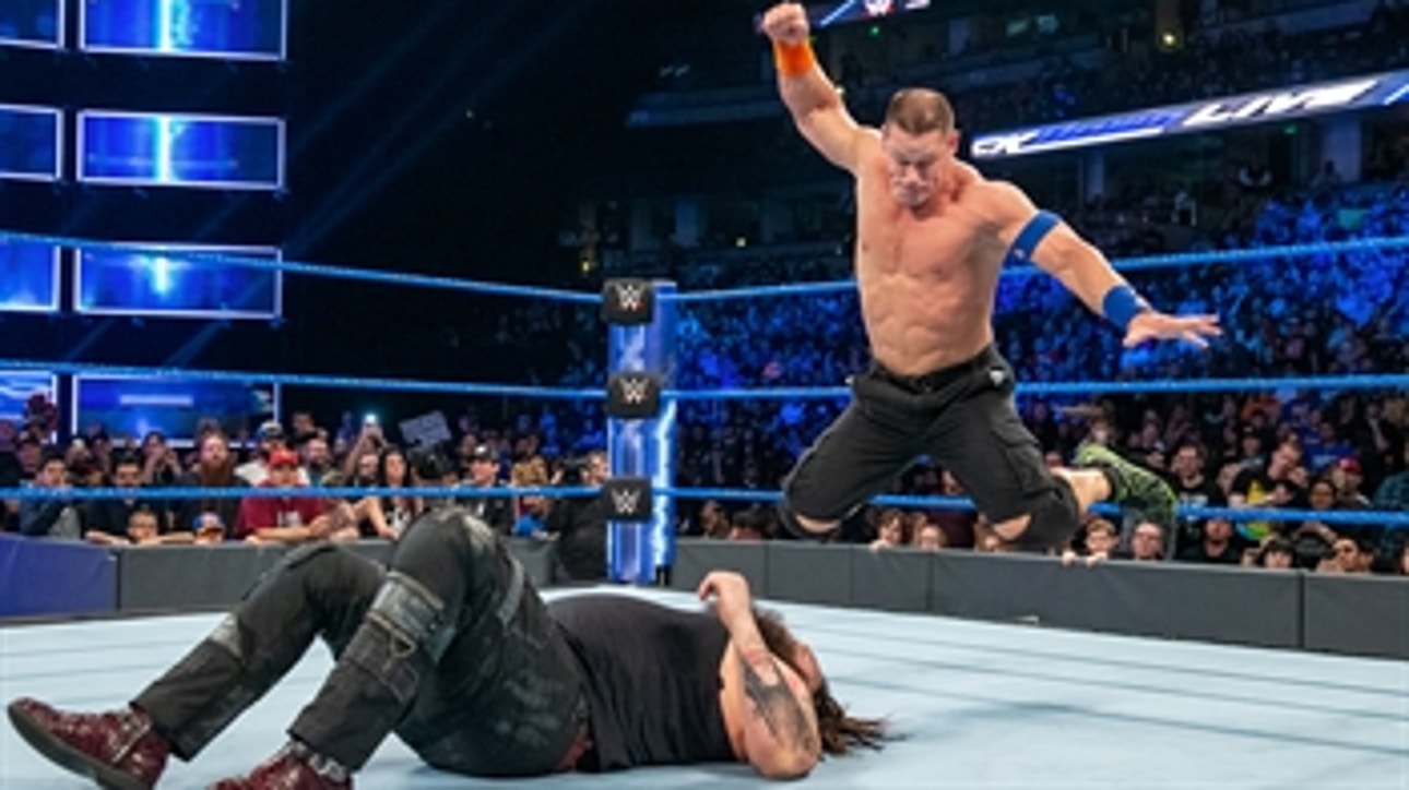 Bray Wyatt vs. John Cena vs. AJ Styles - WWE Title Triple Threat Match: SmackDown, Feb. 14, 2017 (Full Match)
