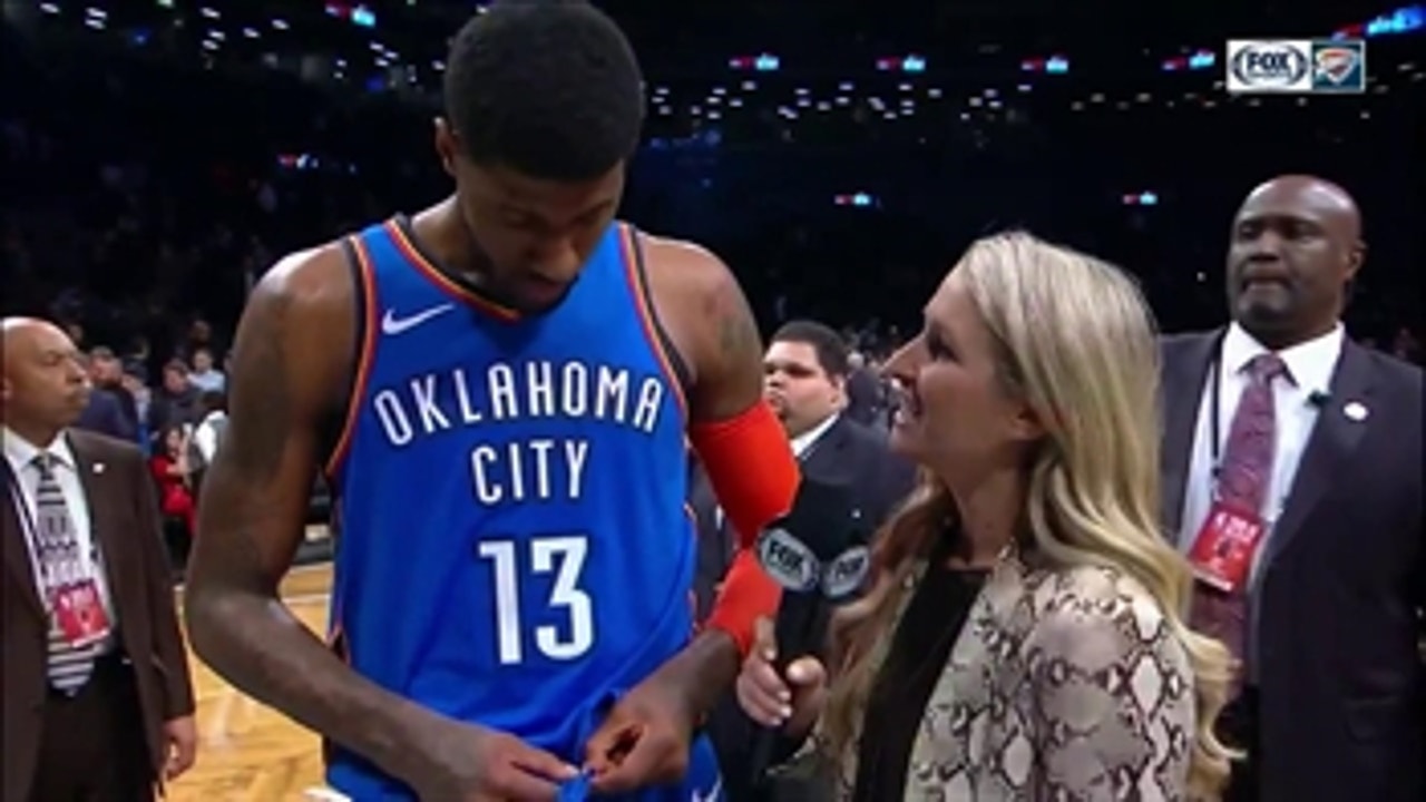 Paul George gets hot in the 4th, Thunder Beat Nets