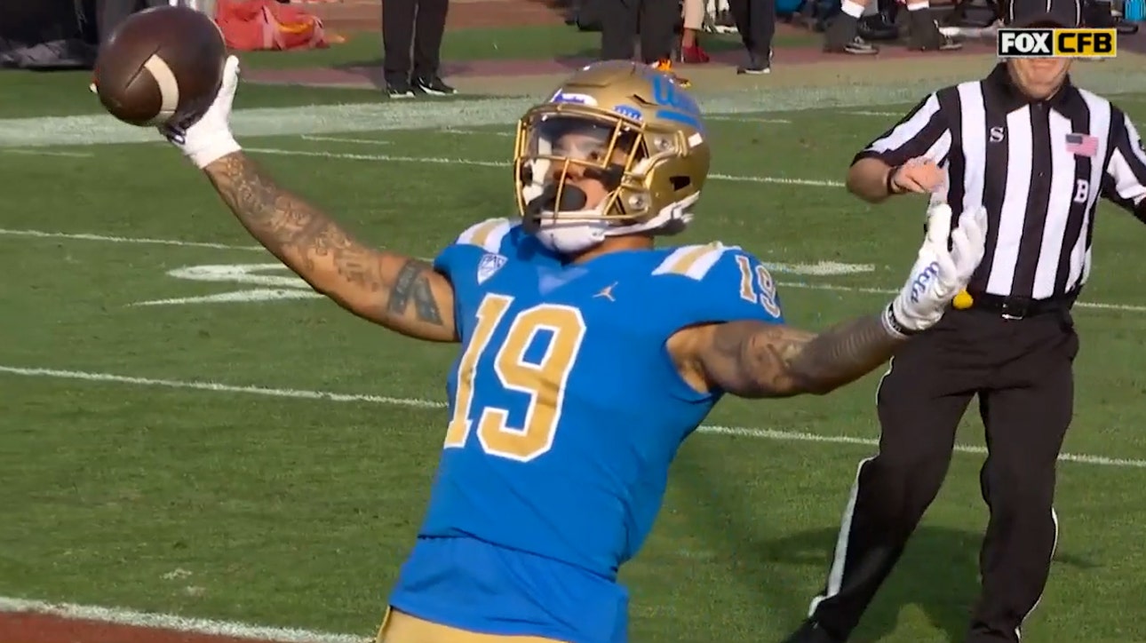 Dorian Thompson-Robinson finds Kazmeir Allen for second long TD, giving UCLA a 21-10 lead