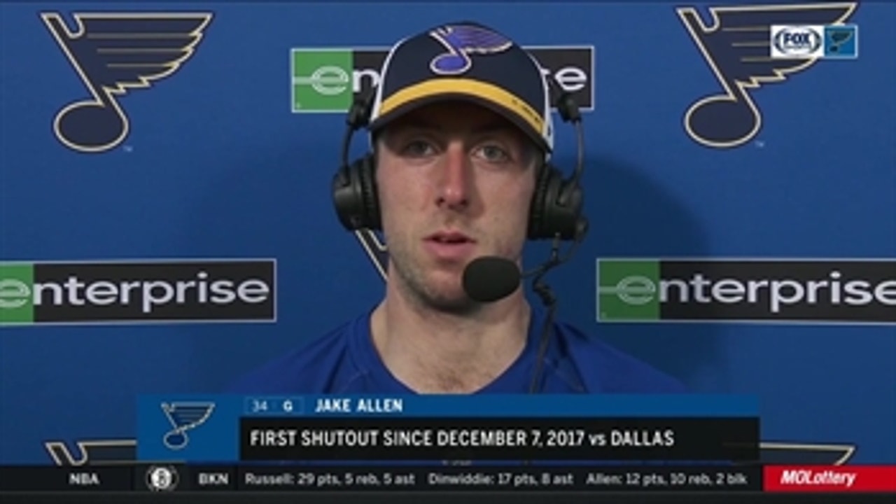 Allen after shutout: 'I really wanted to up it and take it to another level'