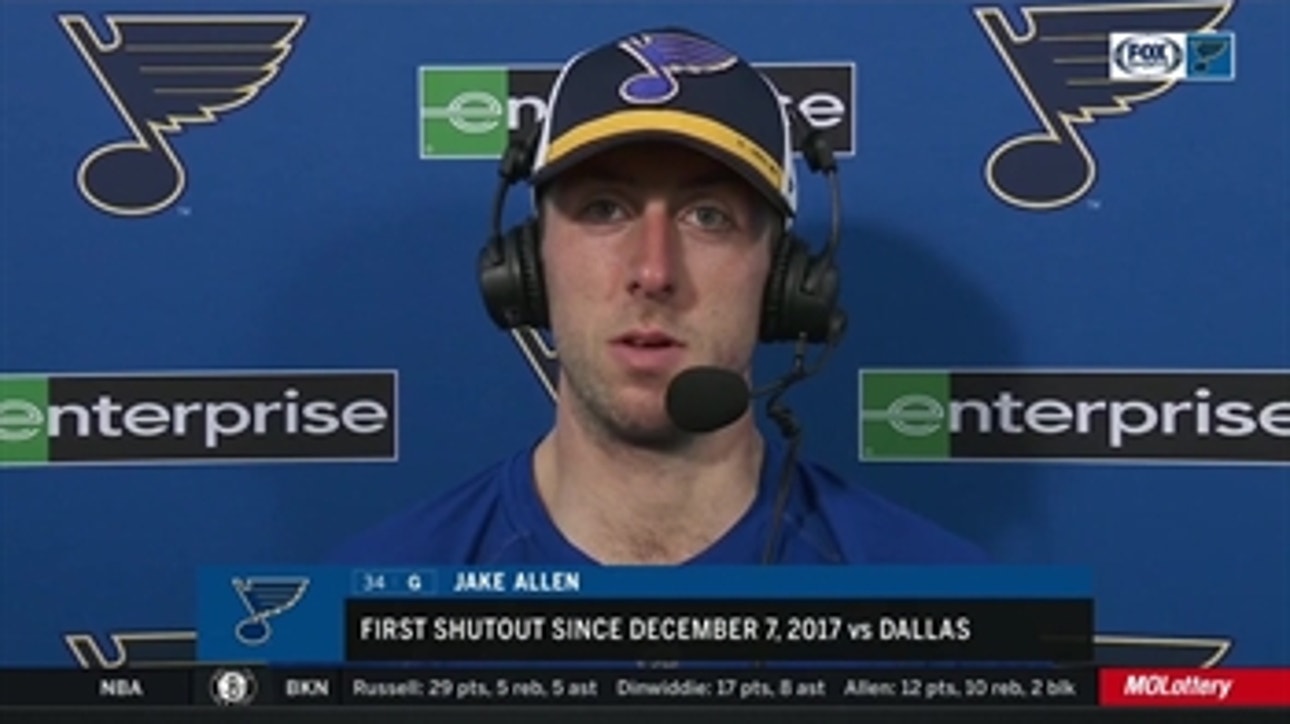 Allen after shutout: 'I really wanted to up it and take it to another level'
