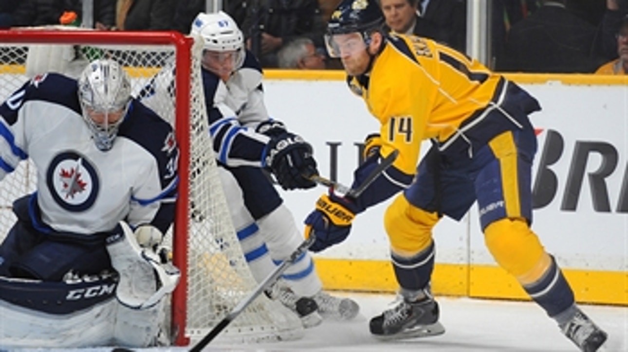 Predators miss opportunities in loss to Jets