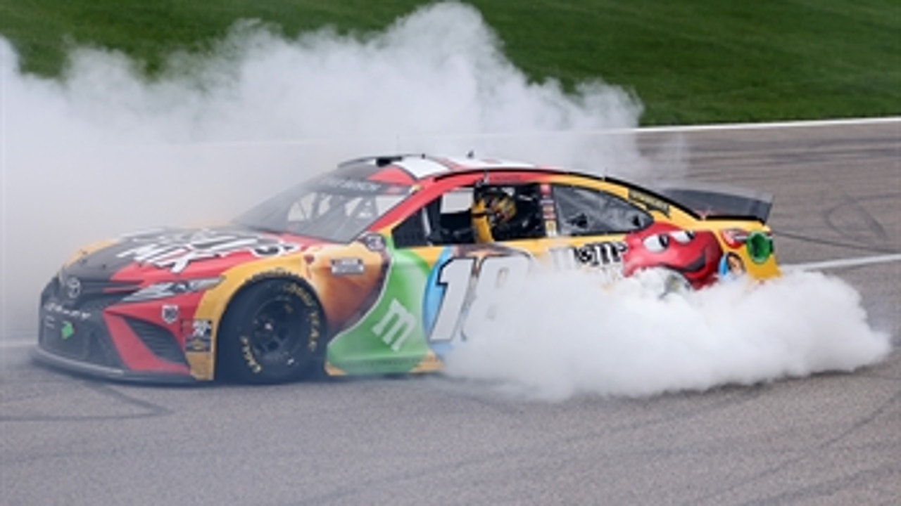 FINAL LAPS: Kyle Busch gets his first win of the year on his birthday at Kansas