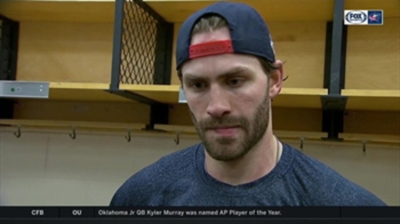 Boone Jenner identifies some areas of improvements for the Blue Jackets after win