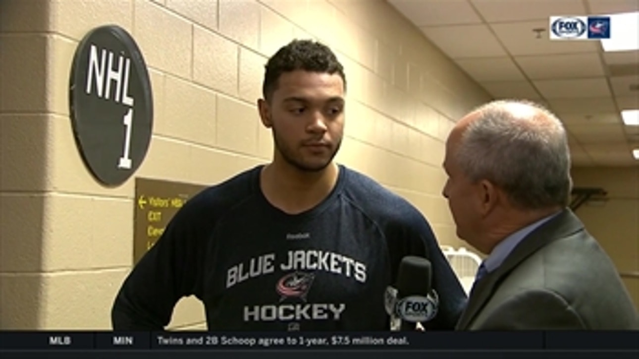 Seth Jones describes his game winning goal in overtime