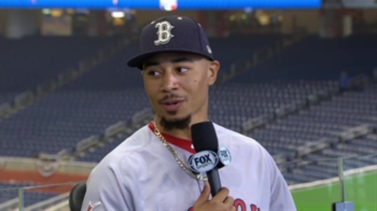 Mookie Betts talks about his bowling talent and the state of the Red Sox at the All-Star break