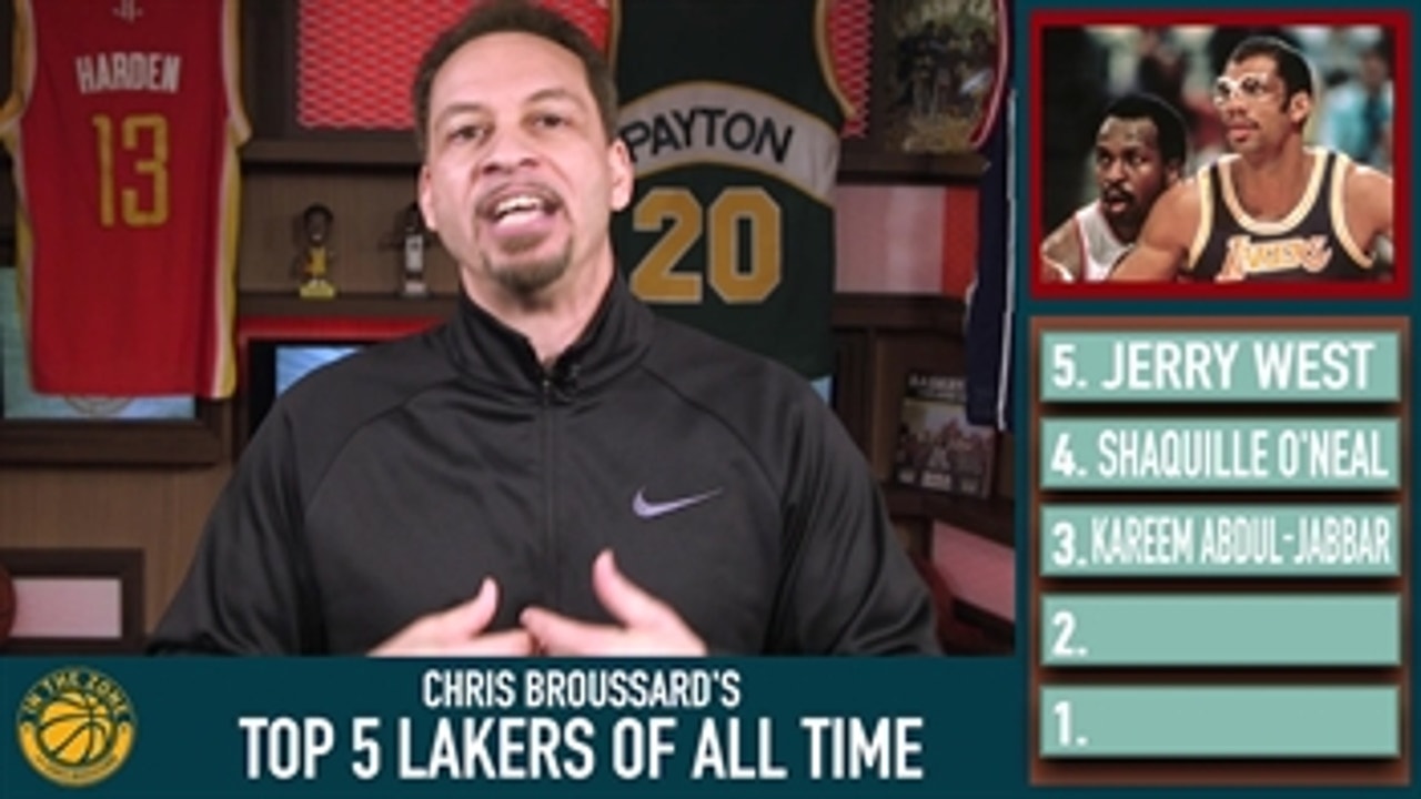 Chris Broussard ranks the Top 5 Lakers of all time