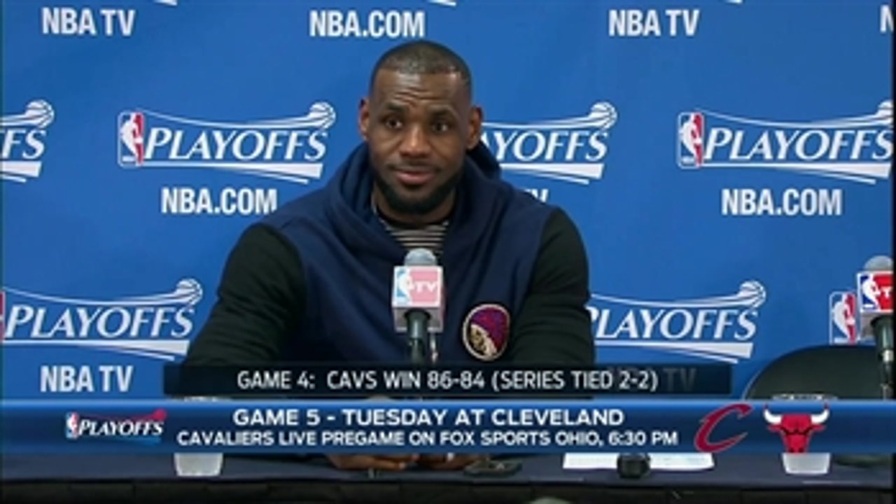 LeBron: 'The play that was drawn up, I scratched it. I told coach just give me the ball'