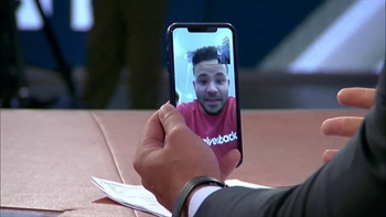 MLB on Fox crew FaceTime with Jose Altuve live on set