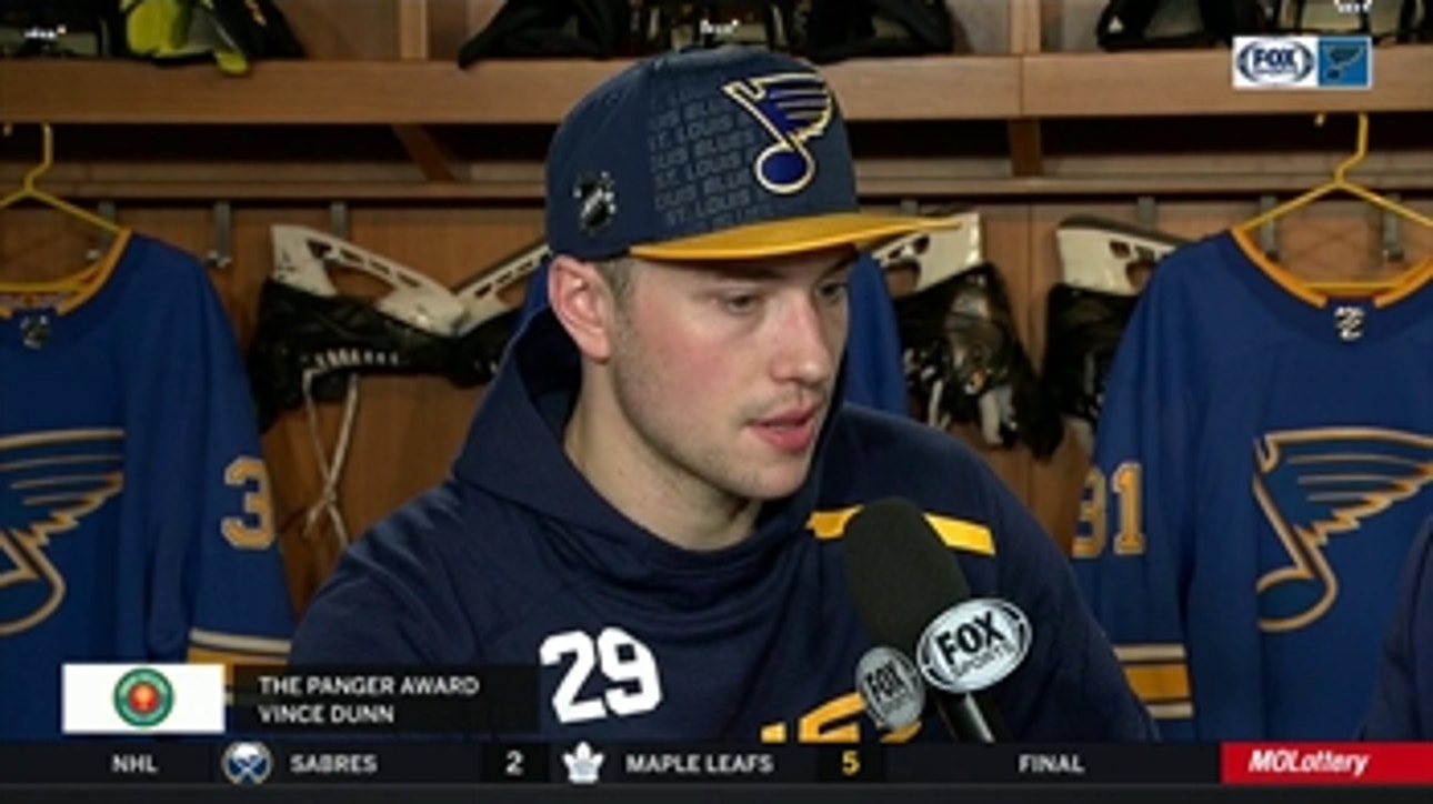 Dunn: Blues need to 'put these two games behind'