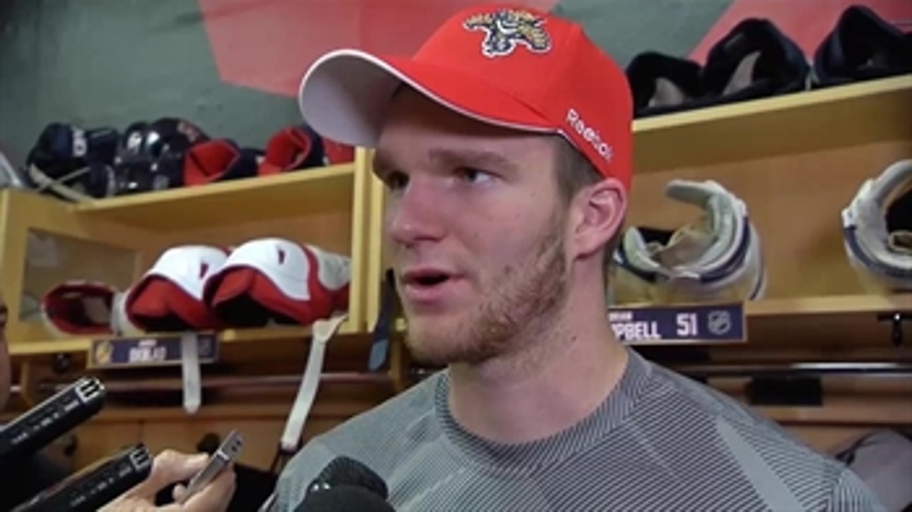 Jonathan Huberdeau says Panthers weren't sharp in loss