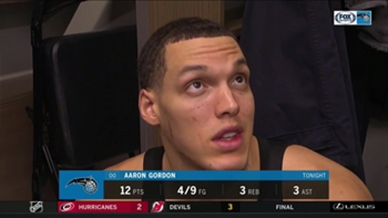 Aaron Gordon on the NBA's 'dog days': We ain't doggin' it