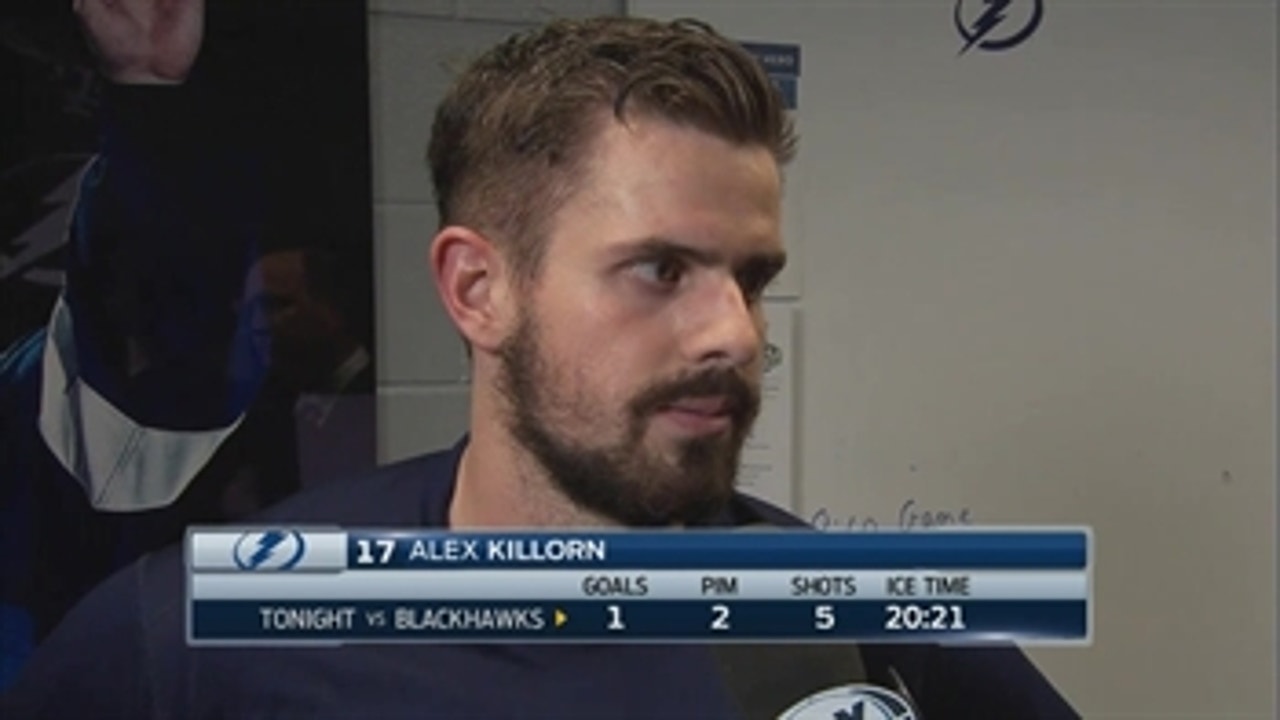 Alex Killorn: 'We might have sat back too much'