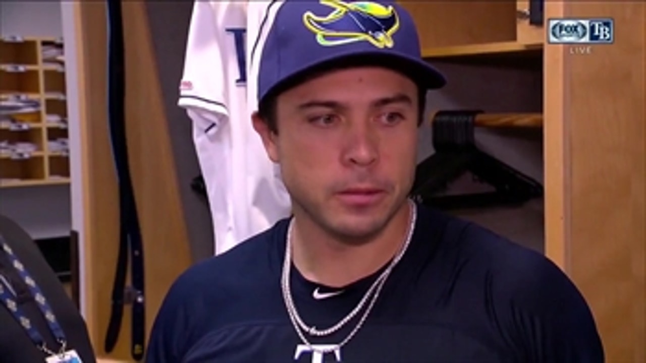 Travis d'Arnaud on his mentality at the plate, Rays offense in the 9th