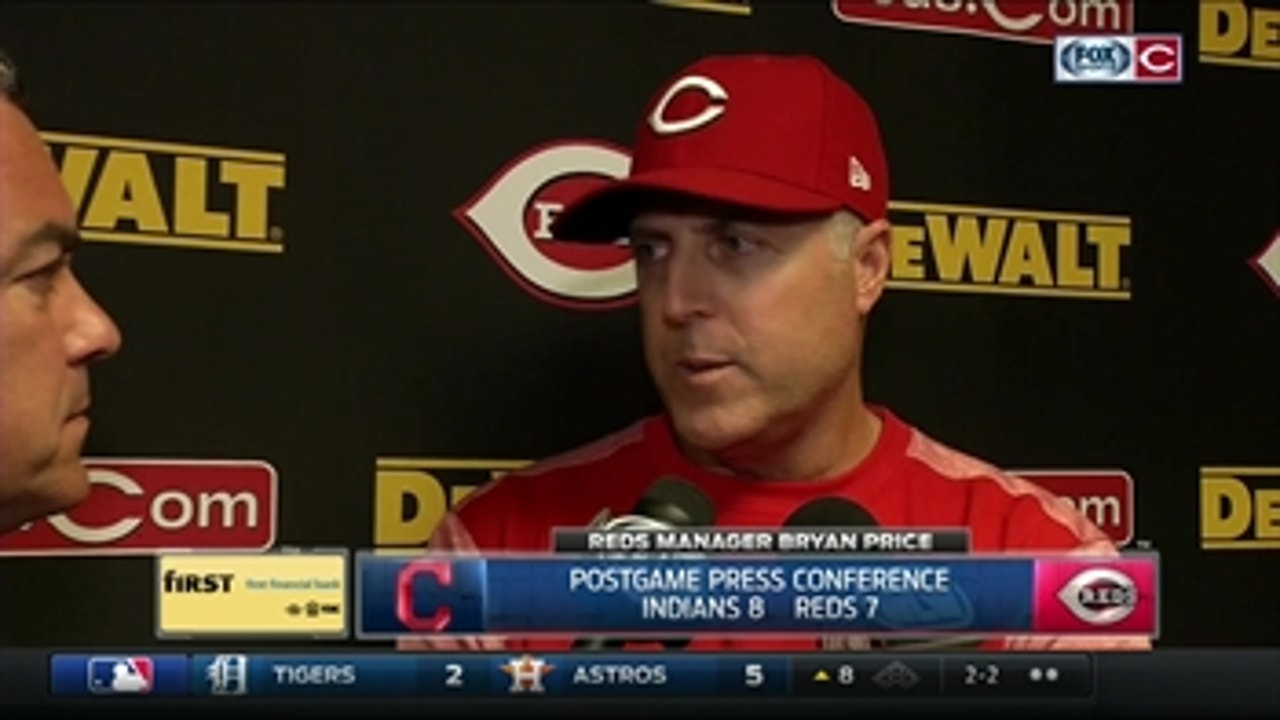 Price: Reds aren't a team to take lightly