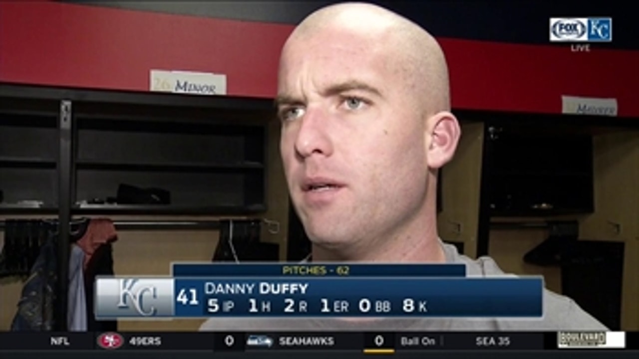 Danny Duffy: 'I was happy with my effort' against Indians