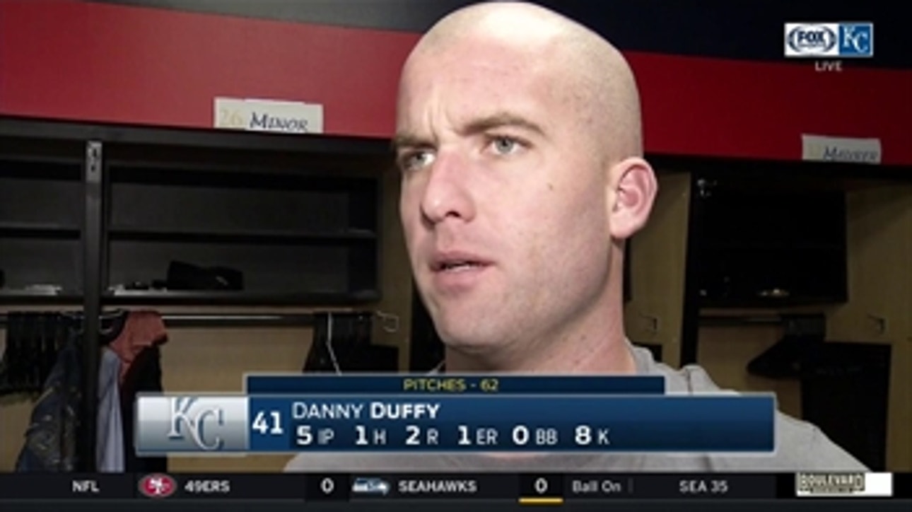 Danny Duffy: 'I was happy with my effort' against Indians