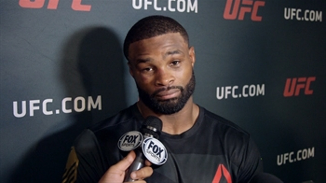 Tyron Woodley has a message for the fans that boo him