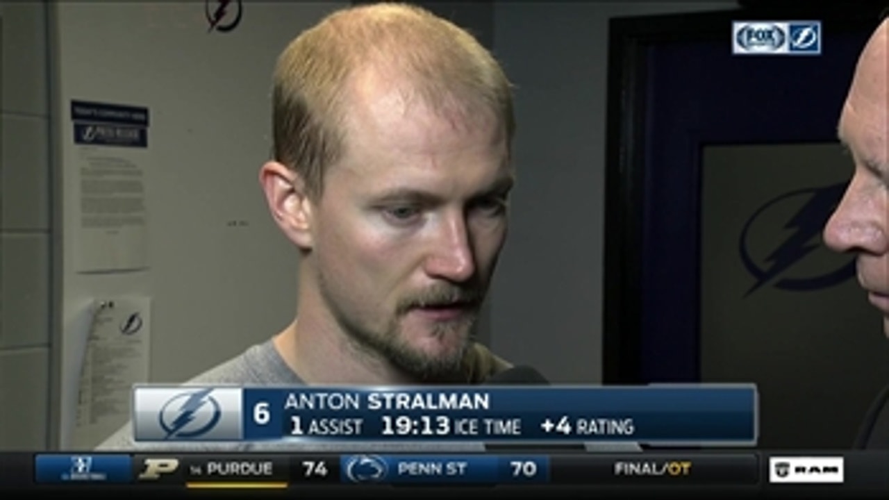 Anton Stralman: 'It was one of our better games'