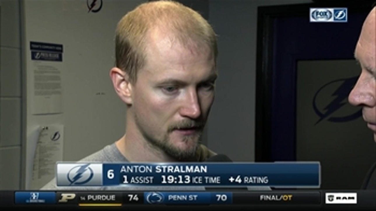 Anton Stralman: 'It was one of our better games'