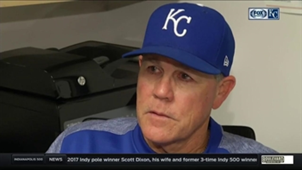 Yost frustrated after Royals offense fails to drive in runs