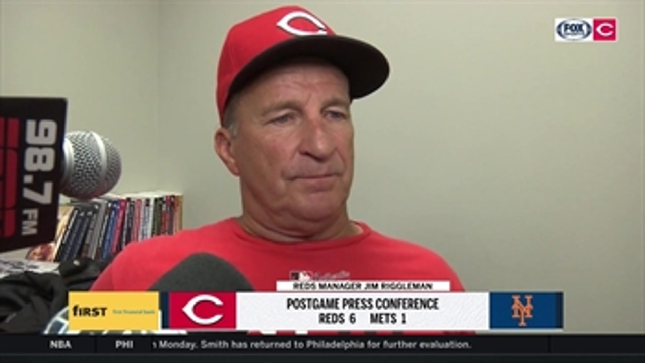 Jim Riggleman proud of Sal Romano and the Reds bullpen