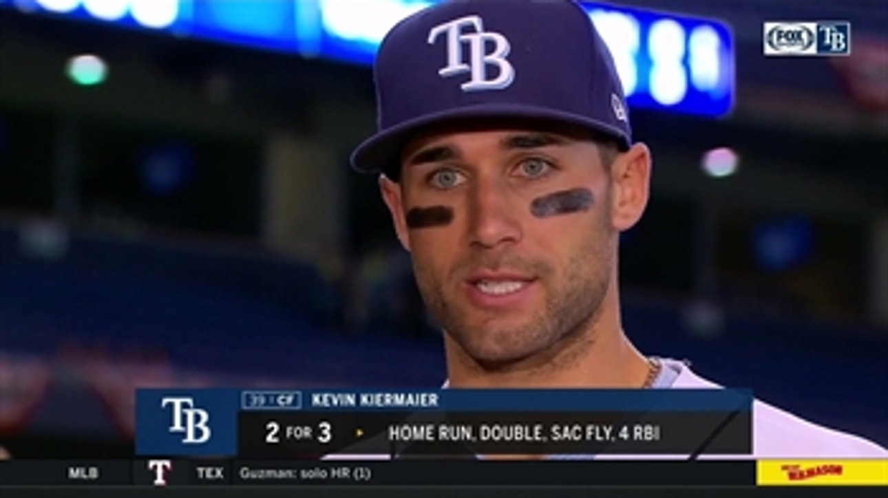 Kevin Kiermaier on his HR that broke the game open