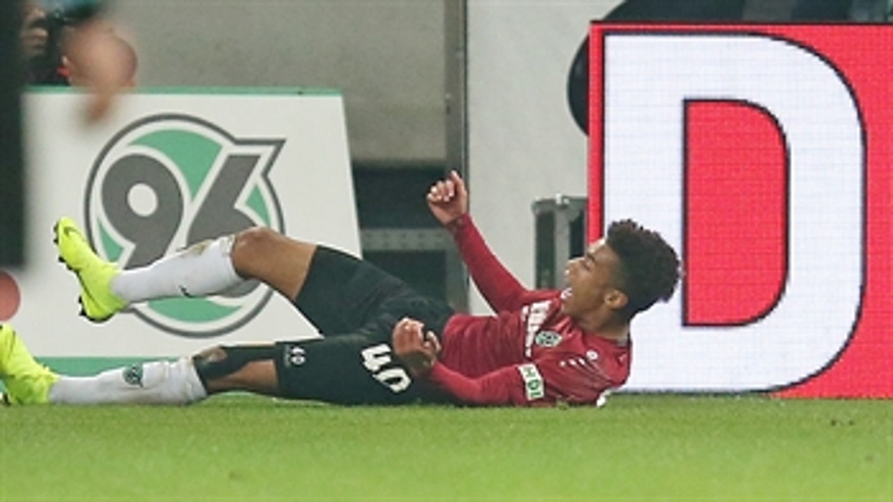 Linton Maina's goal gets Hannover the lead over Wolfsburg ' 2018-19 Bundesliga Highlights