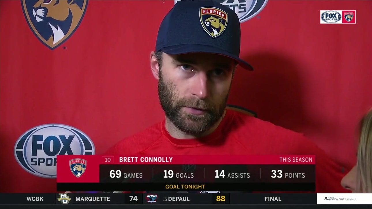Brett Connolly talks his game-winner, Panthers taking down Blues in St. Louis