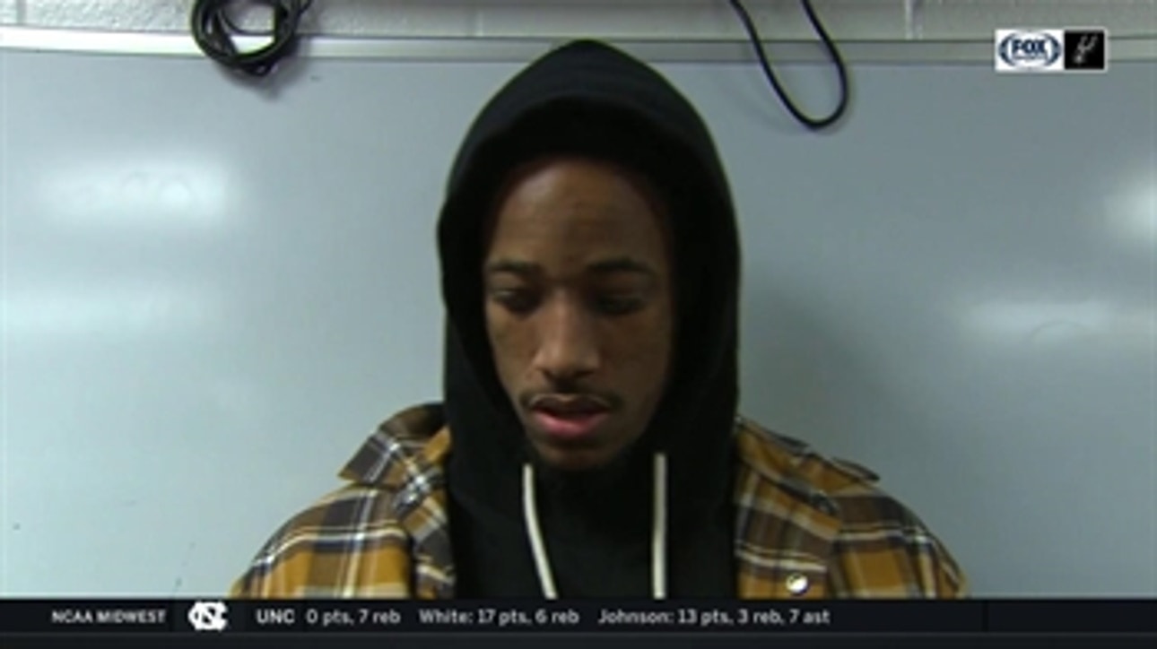 DeMar DeRozan on bouncing back with win over Boston