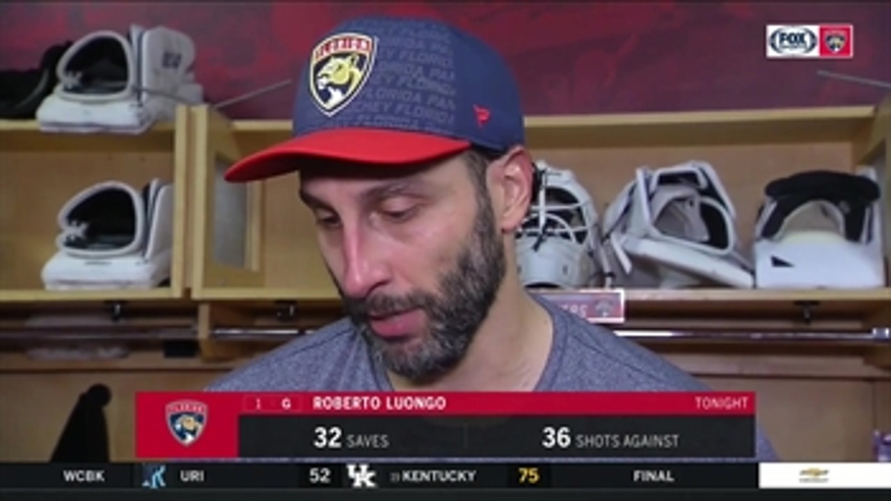 Roberto Luongo on how tonight's game got away after a strong first two periods
