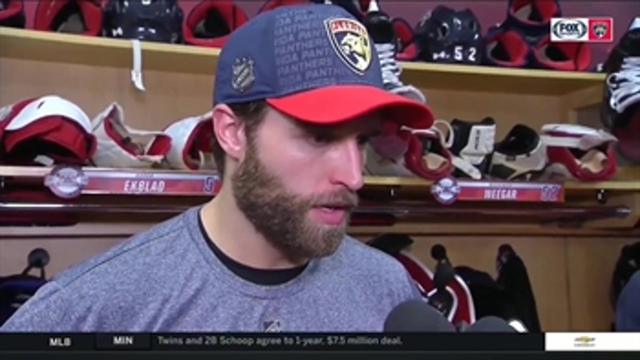 Aaron Ekblad discusses how Colorado pulled away in 3rd period
