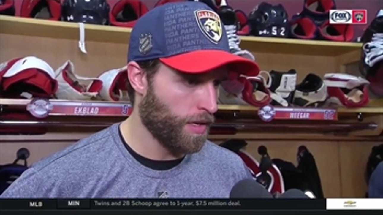 Aaron Ekblad discusses how Colorado pulled away in 3rd period