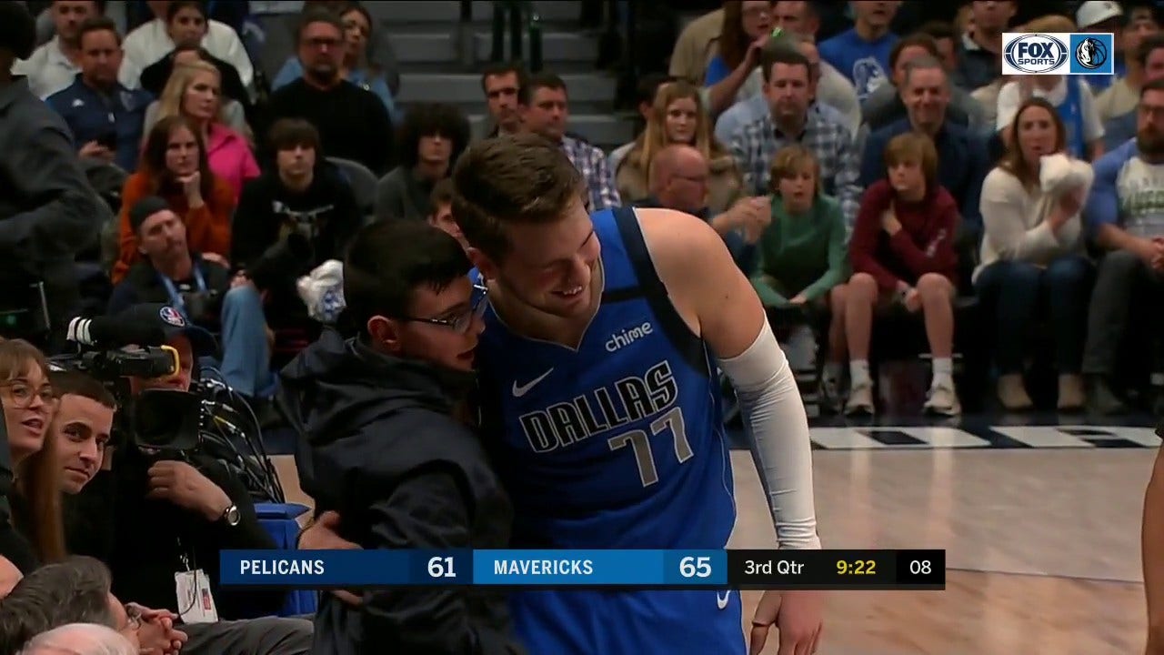 HIGHLIGHTS: Luka Doncic Hugs A Fanricks