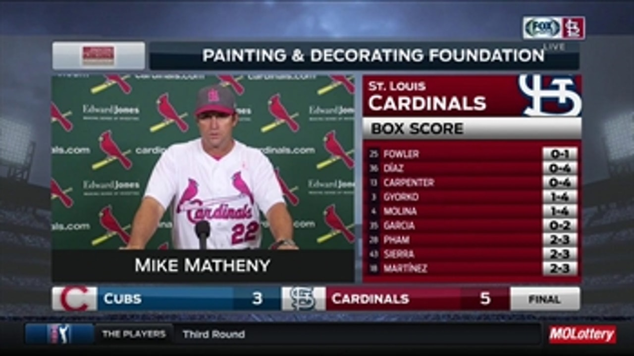 Matheny on Martinez's performance: 'Just an overall great day for Carlos'