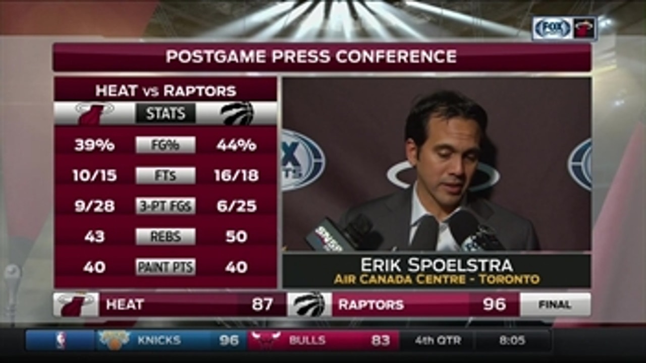Erik Spoelstra: Our organization, execution has to get better