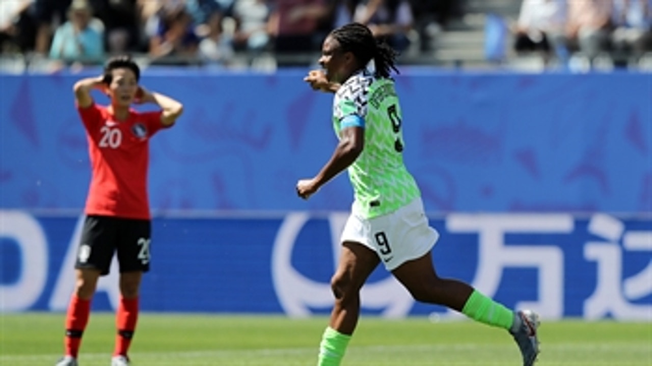 South Korea's VAR-confirmed own-goal gives Nigeria a 1-0 lead