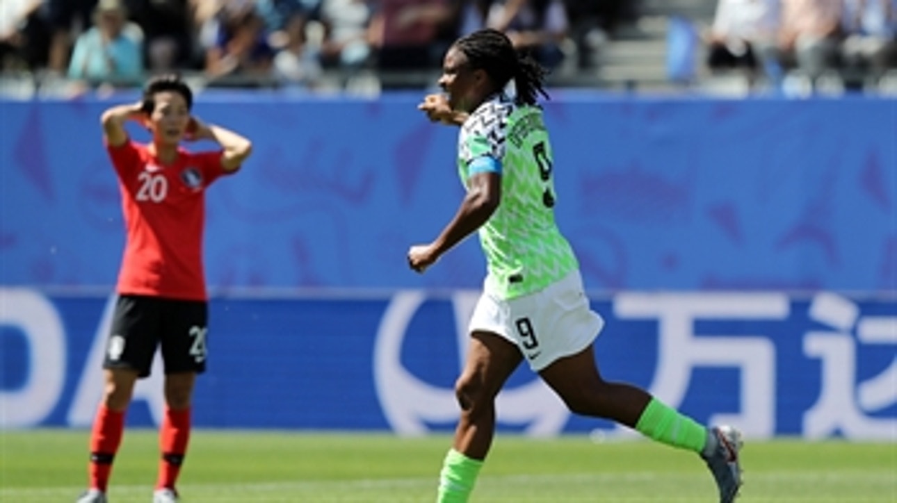 South Korea's VAR-confirmed own-goal gives Nigeria a 1-0 lead