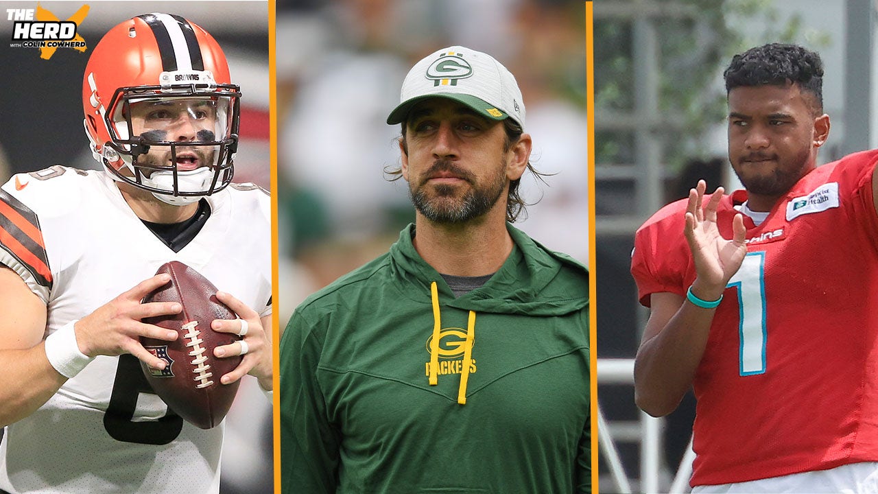 Jimmy Johnson discusses Tua, Baker Mayfield & Browns, Aaron Rodgers' future in Green Bay I THE HERD