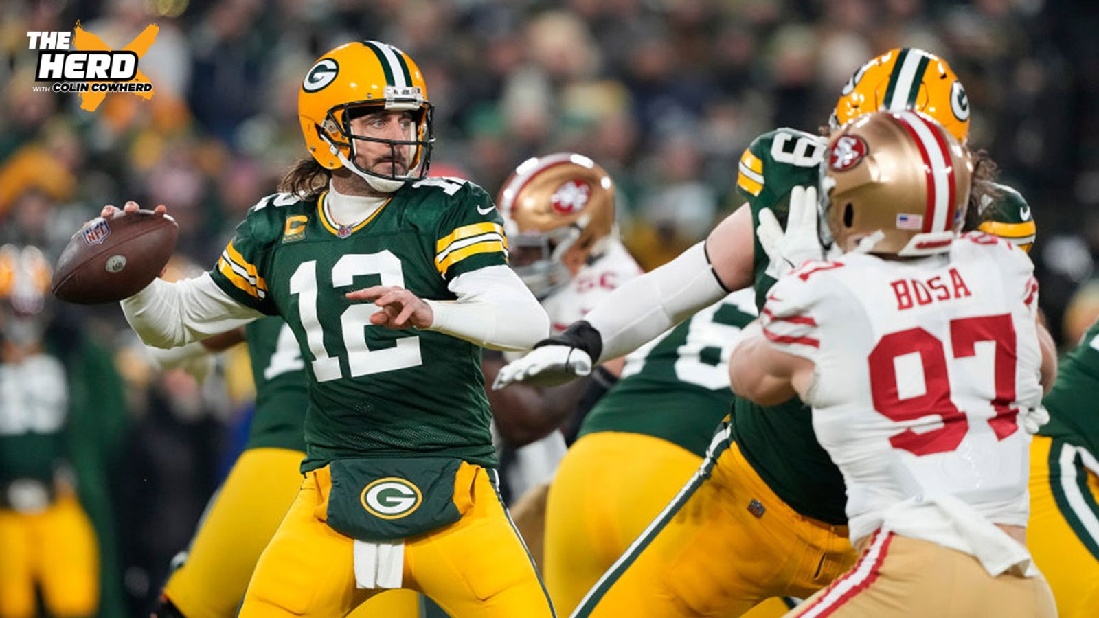 Aaron Rodgers plays 'too safe' in the playoffs — Tyler Dunne | The Herd