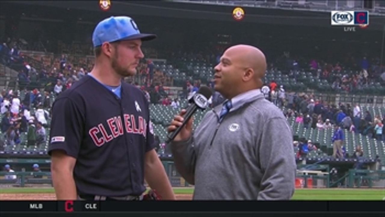 Trevor Bauer reflects on his first complete game shut out.