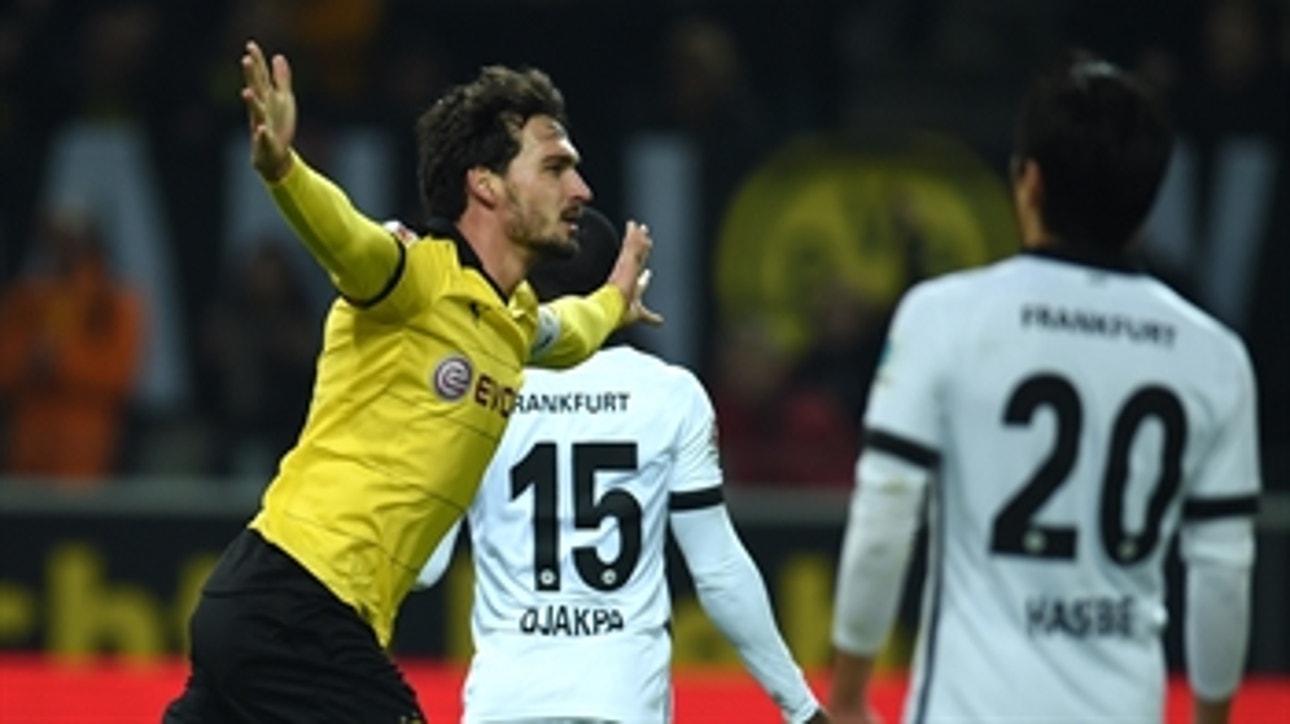 Hummels doubles Borussia Dortmund lead against Frankfurt ' 2015-16 Bundesliga Highlights