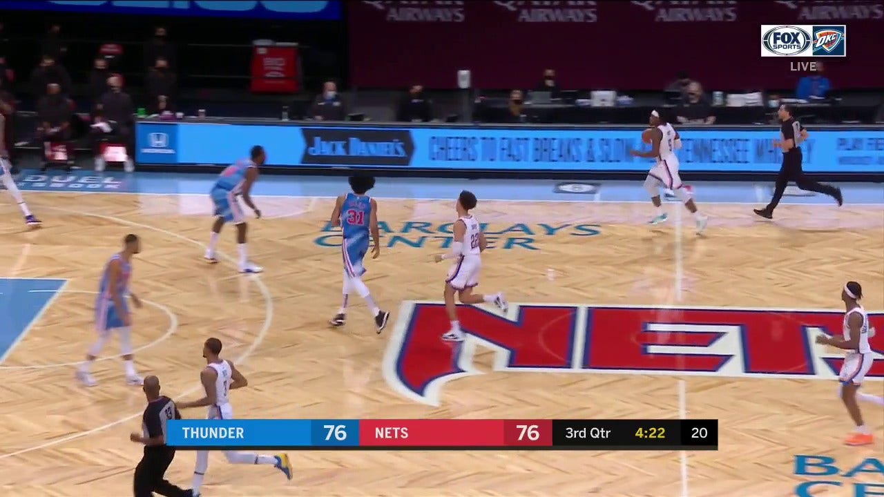 HIGHLIGHTS: Lu Dort Drops Down a Three in the 3rd Quarter